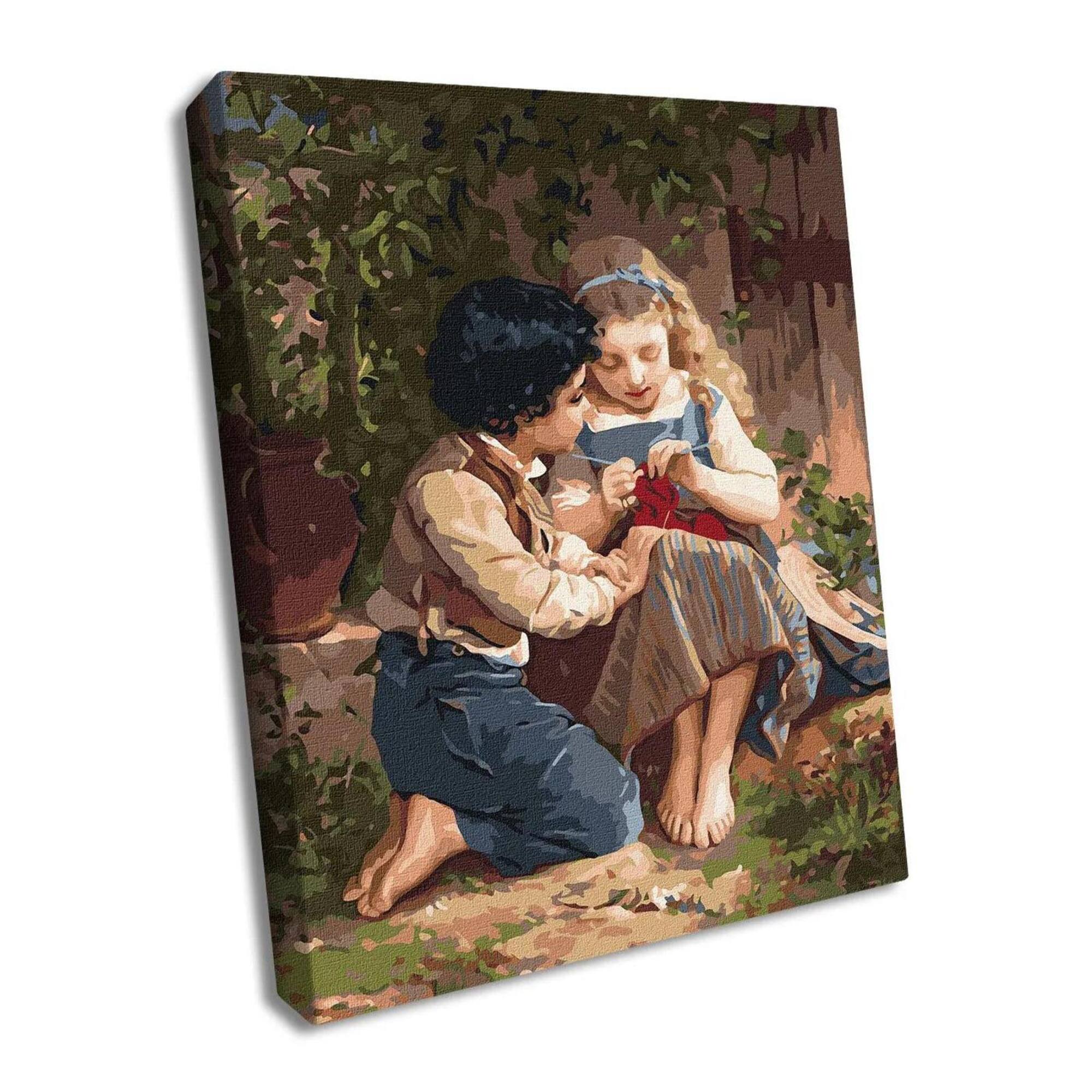 Ideyka Together in the garden Painting by Numbers Kit